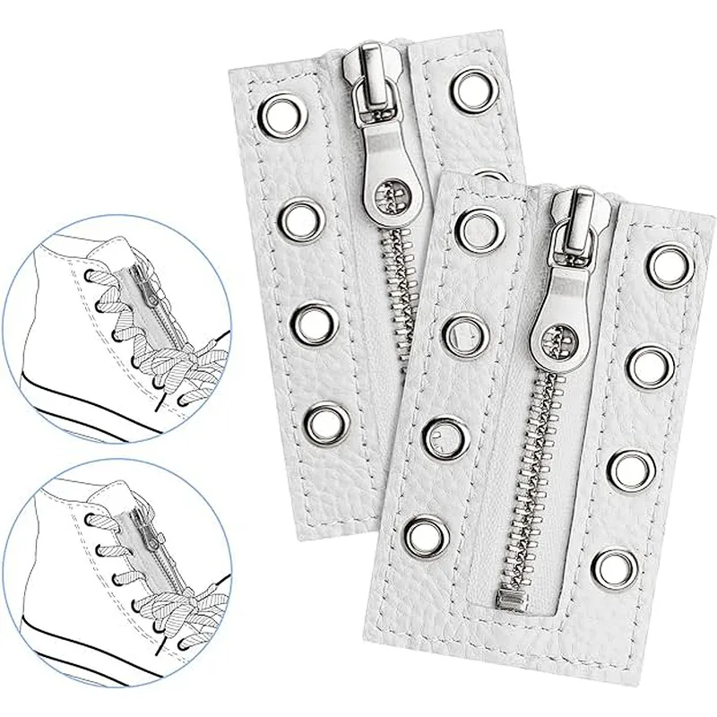 Homfu No Tie Shoe Laces For Adults Tieless Shoelaces With Zipper For Kids